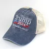 Party hattar broderade 2024 US President Val Baseball Cap Justerbar Strapback Förvara Amerika Great Hat Trump Samma stil RRE13683