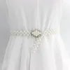 Cinture cinture di lusso da donna sottile simulazione di perla elastica in vita da donna vestito gonna decorazione regali di moda per donne in cintura