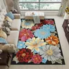 Mattor Creative Flower 3D Printing For Living Room Bedroom Area Rugs Tea Table Carpet Hall Antiskid Mats Mandala Bohocarpets