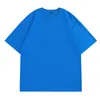 メンズTシャツ氷河ワールメンズ高品質のメンズTシャツ2022夏のカジュアルプレーンソリッドTシャツハラジュクラウンドネック100％コットンTシャツマレム