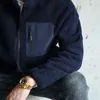 Lamm Kaschmir Mantel 2021 Herbst Winter Jacke Männer Stehen Kragen Zipper Verdickt Fleece Faux Pelzmantel Sowohl Männer Und Frauen Können Tragen Y220803