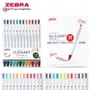 Japan Japan Zebra Clickart push push Pen Pen 12/36 Zestaw kolorów WYSS22 KOLOR RAMA RAMAL MALATION ANTY DRY Fluorescencyjny marker Pen 210226