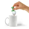 Tea Infuser Dinosaur Shape Silicone Strainer Cute Loose Leaf Herb Spice Filter F889