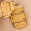 Hediye Sarma Seti Vintage Kraft Paper Zarf Notları Yaratıcı Yazma Kitabı Mini Sevimli Kırtasiye Posta Harfleri Öğrenci için Hediyeler