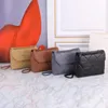 パック女性フリップフラップバッグソリッドカラー輸入羊の肌の財布ファッションハードウェアレター品質ソフトレザー縫製ライン財布