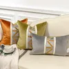 Coussin / oreiller décoratif nordique moderne moderne motif géométrique patchwork couverte coussin de coussin