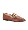 Mocassim casual feminino de couro macio Kate Almond-Toe Leather Mocassins desginer sapatos femininos de luxo com cano baixo e salto baixo 35-42