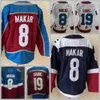 Cale Makar Nathan MacKinnon Custom Herren Damen Kinder Hockey Trikot Gabriel Landeskog Mikko Rantanen Valeri Nichushkin Alexandar Georgiev Joe Sakic