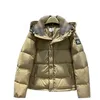 Épaisse nouvelle veste pour hommes fermeture éclair vers le bas Parka femmes lettre impression femmes hiver couples designer manteau vêtements d'extérieur noir court doudoune pour gilet mâle Londres vêtements