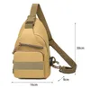 Outdoor-Sport-Reittasche, wasserdicht, Oxford-Stoff, Sport-Crossbody-Pack, Tarn-Brusttasche, taktische Schulter-Fahrradtaschen für Herren