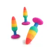 BDSM G-spot Stimülasyon popo fişi malları renkli silikon anal yapay penis için yetişkinler için eşek dilator erotik fetiş seksi oyuncaklar kadın