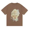 Men's T-shirts t Designer Tshirts Hand Drawn Doodle Clothes Graphic Tee Oversized