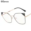 53143 Retro Cat Eye Anti Blaues Licht Frauen Einfache Optische Gläser Rahmen Mode Computer Brillen 220530