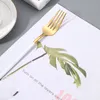 Dinnerware Sets 20pcs Gold Stainless Steel Cutlery Mirror Silverware Knife Fork Spoon Tableware Flatware Dishwasher Safe 220922