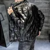 Light Down Jacket Men's Winter Bright Face Short Fashion Brand Cool Cold Winter Warm Coat Men's Individual Outerwear Korean Vers 220830