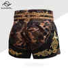 Short Homme Muay Thai Pantalon Femme Homme Broderie MMA Enfants Sanda Sparring Combat Boxe Formation Uniforme Respirant Court KickboxingHomme