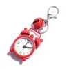 Schlüsselanhänger, niedlicher Mini-Wecker, Schlüsselanhänger, kleine Uhr, Schlüsselanhänger, Damen, Herren, Auto, Ring, Taschenanhänger, Anhänger, Schmuckstück, Schmuck, Souvenir, Geschenk, Enek22