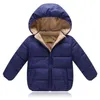 Baby Boy Plus Velvet The Chulte Warm Hoodie Winter Kids Down Down Compettable Cap