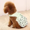 Black Star Pattern jupe Summer Dog Dog Chiens princesse robes Pet Pink Rose Vêtements Green Supplies 6110 Q2