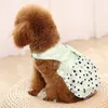 Black Star Pattern Skirt Summer Dog Dress Dogs Princess Dresses Pet Pink Green Lalking Supplies 6110 Q2