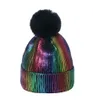 Hiver automne noël unisexe chapeaux pour femmes laides mode bonnets Skullies Chapeu casquettes garder au chaud chapeau acrylique panneau tricot bonnet acrylique panneau tricot bonnet