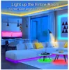 Bandes Aubess LED bande lumineuse USB 12V RGB lampe bande éclairage TV ordinateur chambre rétro-éclairage vacances fête décoration Diode TapeLED StripsLED