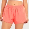 2023 NOUVEAU Lu-07 short de yoga pour femmes fitness running tennis faux entraînement décontracté respirant séchage rapide pantalon court Nouveau haut de gamme 87ess