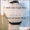 Kettingen holle tank tops goth metalen o ringen klinknagels lederen bondage riemen crop top sexy vrouwen lingerie drop levering 2021 set ondergoed hij