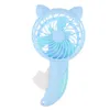 Handgereedschap kat handdruk fanes zomers feest koeling airconditioner handleiding fans van draadloos draagbare handgekleed fans handheld koeler huishouden