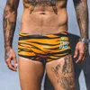 Roupa de banho masculina amor a dor pampage treinamento swin perna boxer troncos de natação anti-gota impressão calcinha calças men's208c