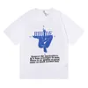 Summer Rhude Brand Printed t Shirt Men Women Round Neck T-shirts Spring High Street Style Quality Tees Asian Size S-xl Camiseta Casablanca TLIE