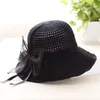 Beanie/Skull Caps Winter Women's Hat Warp Sticked Cotton Linen Woven Bow Sun Leisure Breattable Travel Dome Hatbeanie/Skull