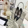 2021 high quality designer party dress shoes bride ladies fashionable sexy pointed toe plaid high heels