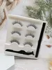 3 Pairs Magnetic Eyelash Set Self-Adhesive Eyeliner Tweezers Clips