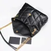 2022 Luxurys дизайнеры сумки натуральные кожаные сумки мессенджер цепи через плечо сумка сумка сумка кошелек европейская и американская мода простой чистый цвет