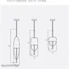 Lampes suspendues Poissons modernes lumières flottantes Design nordique gouttelettes d'eau lampe suspendue en verre Restaurant bricolage décor luminaires LEDPendentif