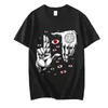 Anime Hellsing UltimateTshirts Men Clothing Graphics T Shirt Manga Alucard Eyes Harajuku Cotton Tees Summer Tops Male 220610