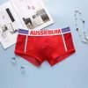 Intimo da uomo Boxer con sensazione maschile Pantaloni cavi Vita bassa Rete di nylon traspirante Nuovo arrivo Comode mutande maschili G220419