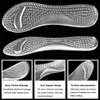 Silikon Jel Ortopedik Tabanlık Kadınlar Yüksek Topuk Ayakkabı Düz ​​Ayak Arch Destek Pedleri Ayakkabı Ekleme Şeffaf Masaj İç