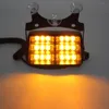 Hot 18 LED-lampor Gul Amber Light Car LED Varning Ljus Flash Strobe Nöd säkerhetslampa för lastbil / SUV