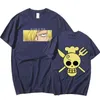2022 Anime One Piece Sanji T-shirts Harajuku Mode T-shirts D'été À Manches Courtes Lâche Casual Homme T-shirts Surdimensionné Hip Hop Tops Y220426