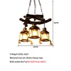 Pendellampor loft retro industriell trä ljus matsal ljuskrona kök lampbord hartsling hängande ljusendlampor