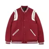 Ünlü Yıldız Aynı Erkek Ceket Stadyum Palto Giyim Klasik Tasarım Beyzbol Ceketleri Bombacı Erkek Kadın Giyim A001 2024