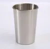 Tumbler tazze a parete singolo in acciaio inossidabile 17 once/500 ml tazza di tazza di caffè tazza d'acqua Dimensioni complete riutilizzabili