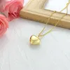 Pendentif Colliers En Acier Inoxydable Coeur Urne Collier Cendres Crémation Peut Ouvrir Souvenir Bijoux