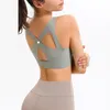 Lu-DS44 Mulheres Roupa de Yoga Vest Girls Running Bra Ladies Ladies Casual Sportswear Exercício Fiess Gym Wear Wear Sleesess Fast Ship