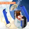 Draagbare bierflesopener Keychain Pocket aluminium bier kan opener bierbar gereedschap gadgets zomerse dranken accessoires