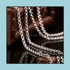 Chains Necklaces Pendants Jewelry New Design Stainless Steel Chain Necklace 2.5Mm 18-24Inches Top Quality Fashion K5430 Drop Delivery 2021