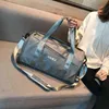 Fashion Nylon Waterproof Fitness Yoga Handbags Cabin Travel Bag For Women Brand Shoulder Airport Business Duffel 220602