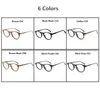 Moda óculos de sol quadros de madeira óculos míopes quadro masculino feminino óculos ópticos madeira clara lente leitura redonda simples g282i